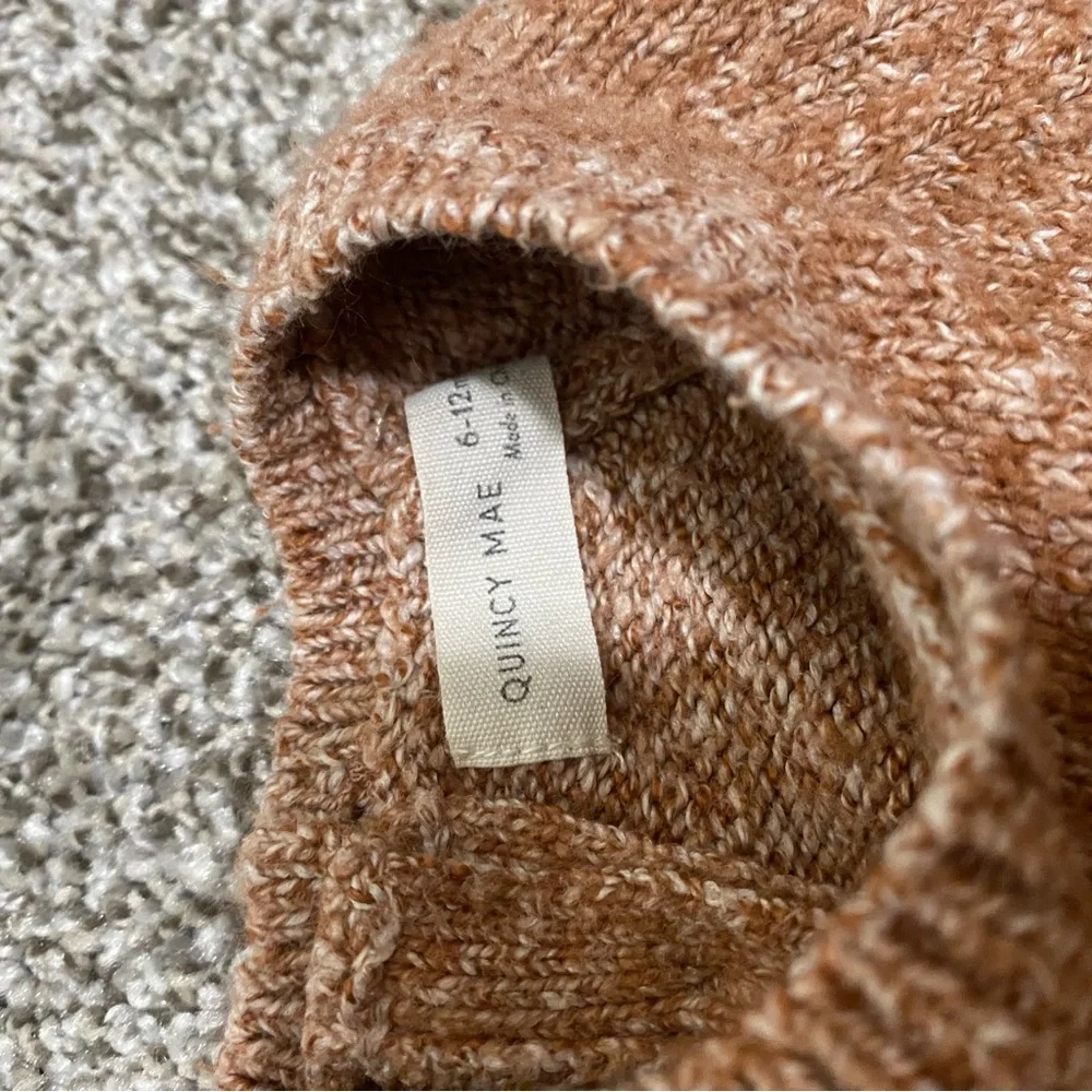 Quincy Mae Knit Sweater and Bloomer Set - Neutral Pink